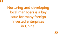 Emerging from the downturn - Nurture local talent