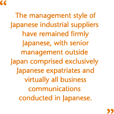 Emerging from the Shadows - Management outside Japan