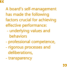Board Should Mitigate Human Capital Risk - Self Management of Board