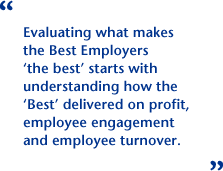 Achieving the Results that Matter - What Makes the Best the Best