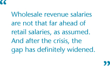 Widening of salary gaps