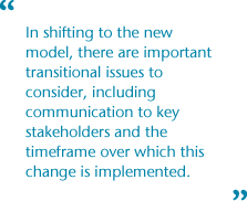 Shift to new model