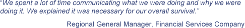 Quote - Communication is vital