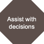 Assist with decisions