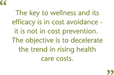Promoting Wellness in Asia - Cost Avoidance