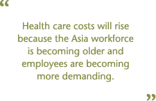 Promoting Wellness in Asia - Rising Healthcare Costs