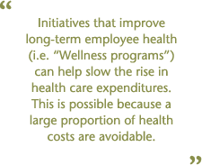 Promoting Wellness in Asia - Slowdown in Expenses