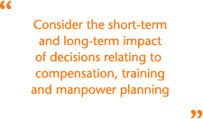 Asia during crisis - HR planning