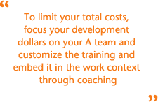 Leading talent in a crisis economy - Develop key talent