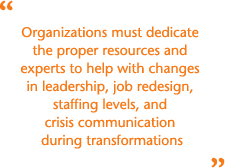 Leading talent in a crisis economy - Transformation