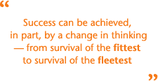 Upside of crisis - Survival