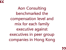 Compensating family members - Benchmark