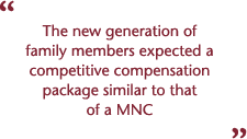 Compensation family members in a family owned company - Competitive compensation