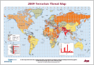Terrorism Threat Map 2009