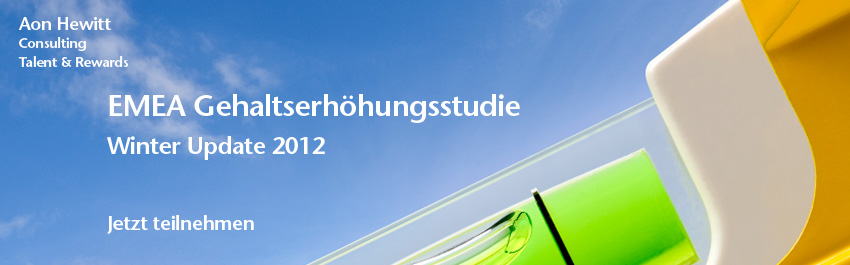 Aon Hewitt: EMEA Gehaltserhöhungsstudie Winter Update 2012