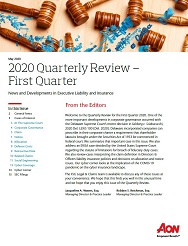 Q1 2020 FSG Legal and Claims Quarterly Review