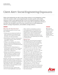 FSG Client Alert – Social Engineering Exposures