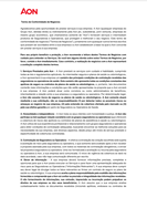 Documento em português e em inglês