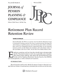 Retirement Plan Record Retention Review