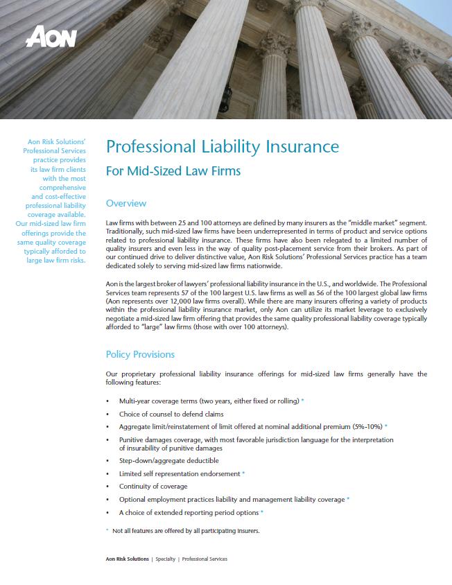 Professional Liability: Professional Liability Insurance Project ...