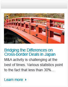 Bridging the differences on Cross-Border Deals in Japan