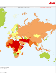 Terrorism and Political Violence Map