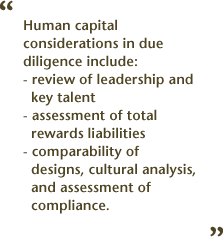 Show Me the Money - Human Capital Considerations