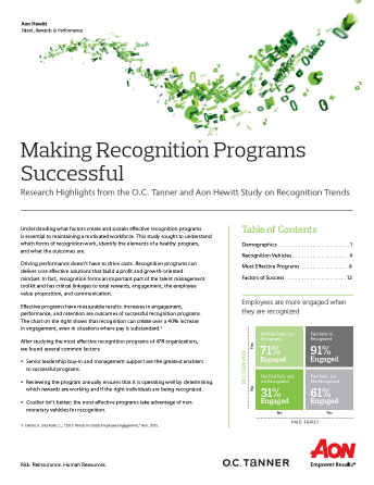 Making Recognition Programs Successful