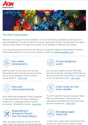 The Risk Conversation Issue 1: Disruption and Volatility