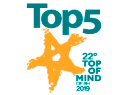 2019
“Top 5 – Top of Mind de RH” nas categorias Consultoria de Benefícios e Diversidade e Inclusão