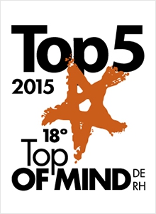 “Top 5 – Top of Mind de RH” na categoria Consultoria de Benefícios