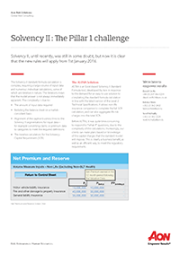Aon Solvency II Pillar 1 Final