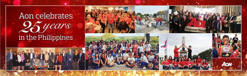 Aon celebrates 25 years in the Philippines