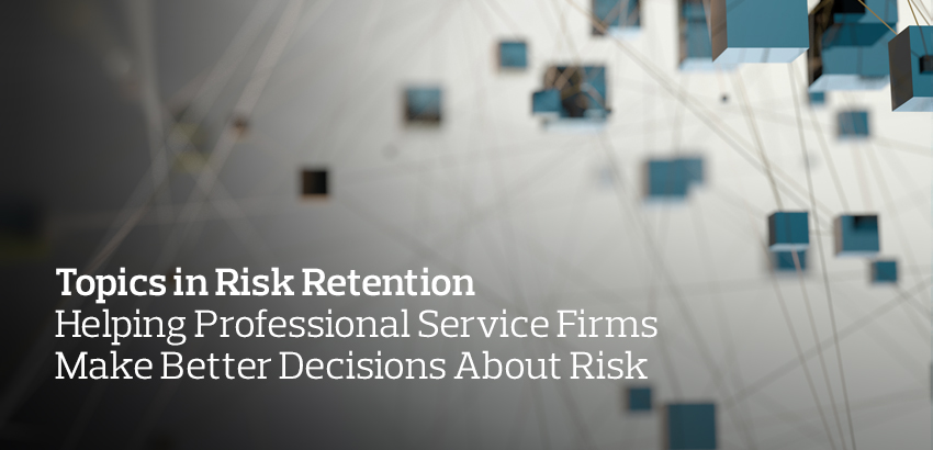 How much risk should professional service firms retain