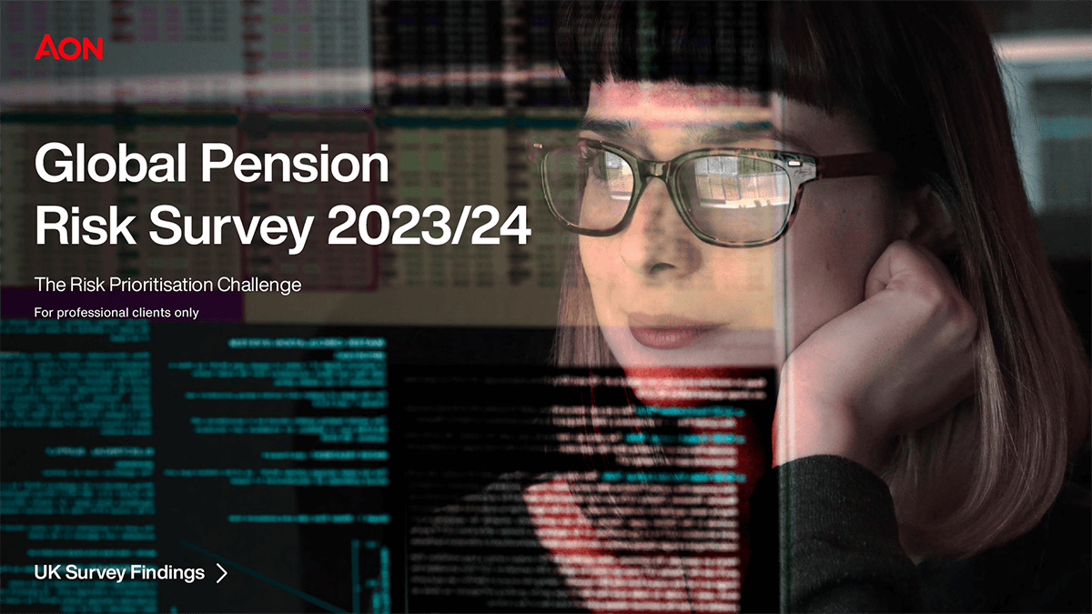 Global Pension Risk Survey 2023/24 - UK Findings - Report cover