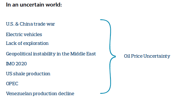 In an uncertain world