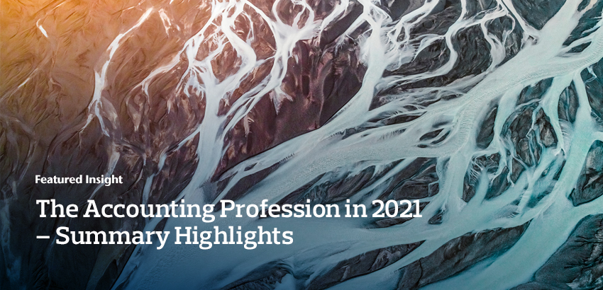 The Accounting Profession in 2021 – Summary Highlights