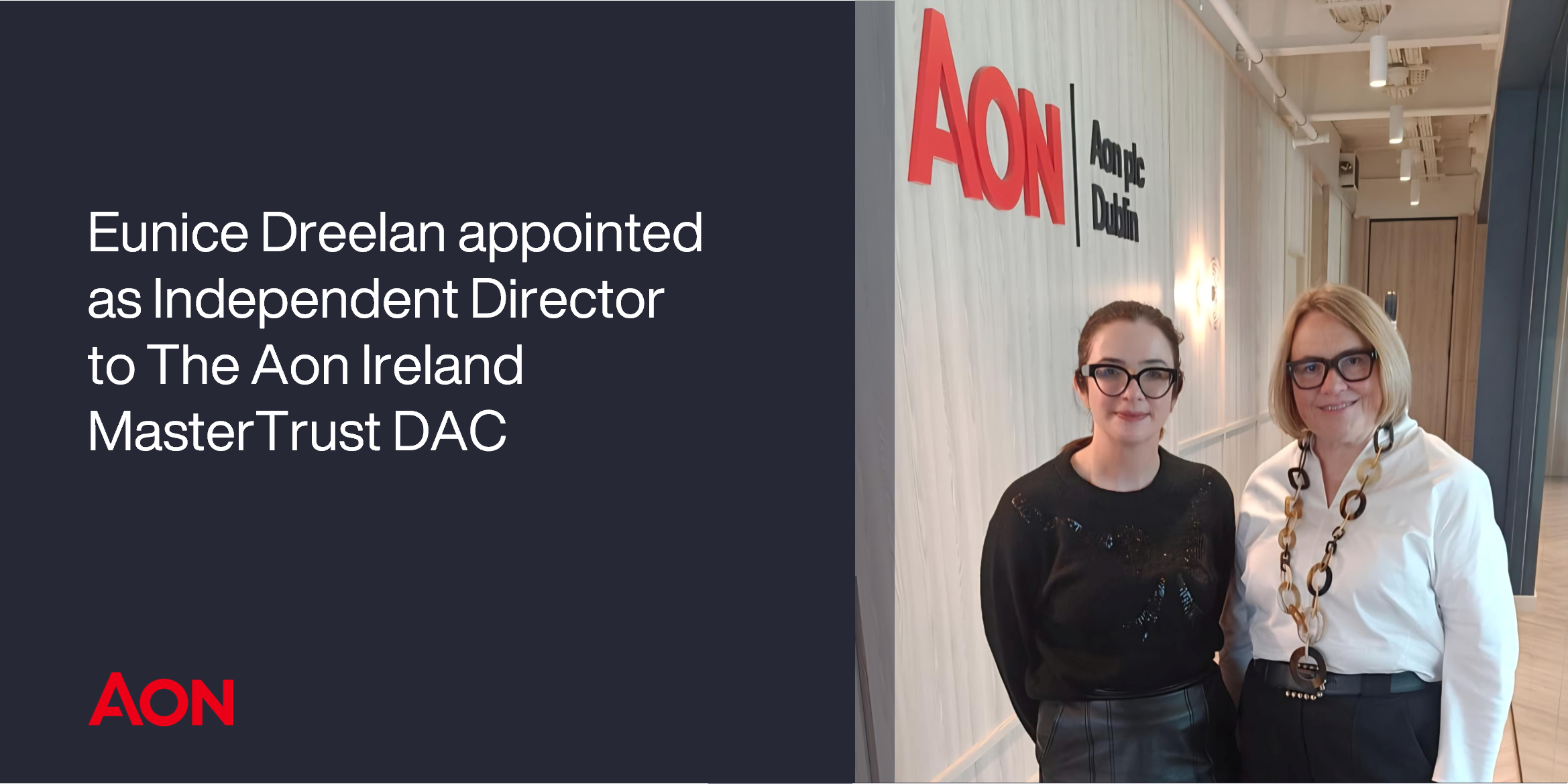 Eunice Dreelan appointed as Independent Director to The Aon Ireland MasterTrust DAC 