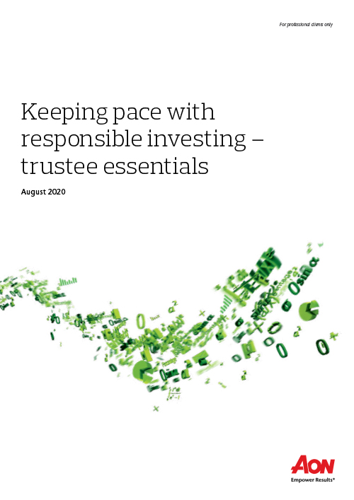Keeping Pace with Responsible Investment