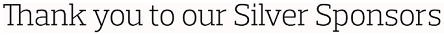 Silver Sponsors