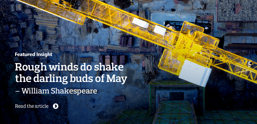 Rough winds do shake the darling buds of May – William Shakespeare