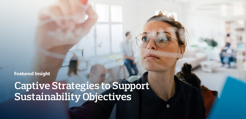 Captive Strategies to Support Sustainability Objectives