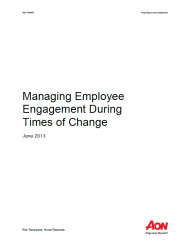 Managing Employee Engagement During Times of Change