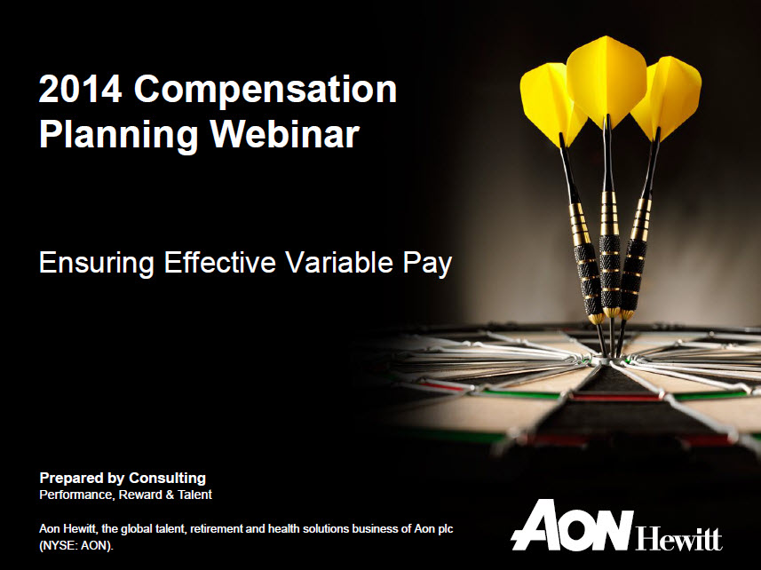 2014 Compensation Planning webinar